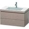 Duravit Waschtischunterbau L-CUBE m WT Vero Air 500x800x480mm 1 HL Ei ka