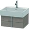 Duravit Waschtischunterbau VERO AIR 298x584x431mm basalt matt
