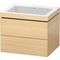 Duravit Waschtischunterbau L-CUBE m WT Vero Air 500x600x480mm o HL medi Ei