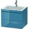Duravit Waschtischunterbau L-CUBE m WT Vero Air 500x600x480mm 1 HL St Bl h