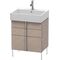 Duravit Waschtischunterbau VERO AIR 581x584x431mm eiche kaschmir