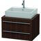 Duravit Konsolenunterschrank X-LARGE 440x700x548mm nussbaum gebürstet
