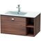 Duravit Waschtischunterbau BRIOSO 442x820x479mm Be li Gri chr NB natur