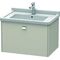 Duravit Waschtischunterbau BRIOSO Griff chrom 452x670x469mm taupe matt
