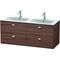 Duravit Waschtischunterbau BRIOSO 553x1290x479mm Griffe chr NB dunkel