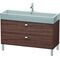 Duravit Waschtischunterbau BRIOSO Griffe chr 570x1184x459mm NB dunkel