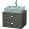 Duravit Konsolenunterschrank BRIOSO Griffe chrom 442x620x480mm pine terra