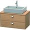 Duravit Konsolenunterschrank BRIOSO Griffe chr 442x820x480mm europ. eiche
