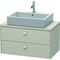 Duravit Konsolenunterschrank BRIOSO Griffe Frontfarbe 442x820x480mm ta matt