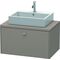 Duravit Konsolenunterschrank BRIOSO Gri Frontfarbe 442x820x550mm basalt matt