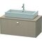 Duravit Konsolenunterschrank BRIOSO Griff chrom 442x1020x550mm leinen