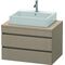 Duravit Konsolenunterschrank DURASTYLE 512x800x548mm leinen