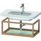 Duravit Ablage DURASTYLE 440x740x300mm lichtbl matt/eiche massiv
