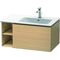 Duravit Waschtischunterbau L-CUBE 400x820x481mm Be re mediterrane eiche