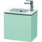 Duravit Waschtischunterbau L-CUBE 294x420x400mm Ans links lichtblau matt