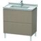 Duravit Waschtischunterbau L-CUBE 469x820x712mm leinen