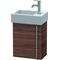 Duravit Waschtischunterbau VERO AIR 436x364x211mm Ans links nussbaum dunkel