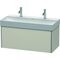 Duravit Waschtischunterbau XSQUARE 397x984x460mm taupe matt