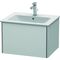 Duravit Waschtischunterbau XSQUARE 400x610x478mm weiß seidenmatt