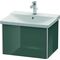 Duravit Waschtischunterbau XSQUARE 405x610x473mm dolomiti grey hochglanz