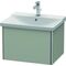 Duravit Waschtischunterbau XSQUARE 405x610x473mm taupe seidenmatt
