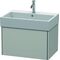 Duravit Waschtischunterbau XSQUARE 397x684x460mm betongrau matt