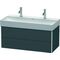 Duravit Waschtischunterbau XSQUARE 397x984x460mm graphit matt