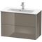 Duravit WTU COMPACT XSQUARE 560x810x388mm flannel grey hochglanz