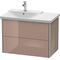 Duravit Waschtischunterbau XSQUARE Be li 565x810x473mm cappuccino hochglanz