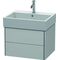 Duravit Waschtischunterbau XSQUARE 397x584x460mm nordic weiß seidenmatt