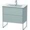 Duravit Waschtischunterbau XSQUARE 832x810x478mm nordic weiß seidenmatt