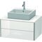 Duravit Waschtischunterbau XSQUARE 400x800x548mm weiß hochglanz