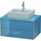 Duravit Waschtischunterbau XSQUARE 400x800x548mm stone blue hochglanz