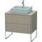 Duravit Waschtischunterbau XSQUARE 778x800x548mm leinen