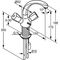 Kludi Waschtischarmatur STANDARD DN 15 Terral. Gri KS versenkb. Ke. chr