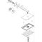 HG Kopfbrause Rainmaker Select 460 3jet UP-Montage m Brausearm EcoSmart we/chr