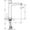 HG EH-WT-MI 240 TALIS E Select DN 15 ohne Ablaufgarnitur chrom