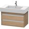 Duravit Waschtischunterbau KETHO 455x800x480mm europäische eiche