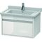 Duravit Waschtischunterbau KETHO 465x800x410mm weiß hochglanz