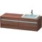Duravit Waschtischunterbau KETHO 550x1400x426mm WT rechts nussbaum natur