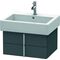 Duravit Waschtischunterbau VERO 431x550x298mm graphit matt