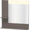 Duravit Spiegel VERO 142x800x800mm Be flannel grey seidenmatt