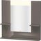 Duravit Spiegel VERO 142x850x800mm Be flannel grey hochglanz