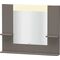 Duravit Spiegel VERO 142x1000x800mm Be fla grey seidenmatt