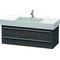 Duravit Waschtischunterbau X-LARGE 468x1200x448mm eiche dunkel gebürstet