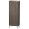 Duravit Halbhochschrank L-CUBE 500x243x1320mm Ans rechts pine terra