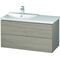 Duravit Waschtischunterbau L-CUBE 1020x481x555mm pine silver
