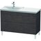 Duravit Waschtischunterbau L-CUBE 1220x481x709mm eiche dunkel gebürstet