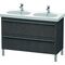 Duravit Waschtischunterbau X-LARGE 1150x470x668mm eiche dunkel gebürstet