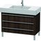Duravit Waschtischunterbau X-LARGE 1000x470x588mm kastanie dunkel